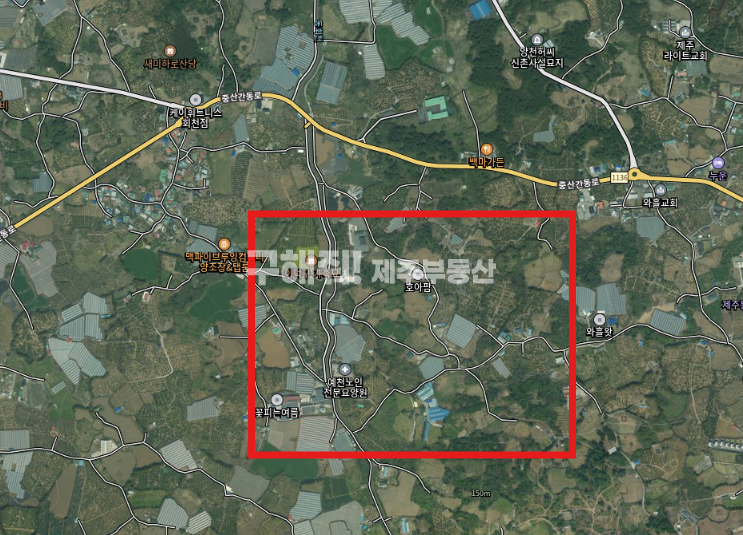 제주 제주시 조천읍 와흘리 ▶ 중산간동로 접근성 좋은 저렴한 임야 투자용, 창고 건축 등 추천 ! 매매 매물번호 11716 사진 1